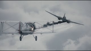 Air battle over Fornebu Norway 1940  Alliert og alene TV Mini Series 2015 [upl. by Aramoy]