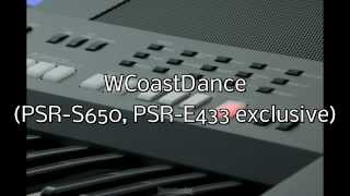 Yamaha PSRS650 WCoastDance in C Cm Gm G Full HD [upl. by Ylrebmik202]