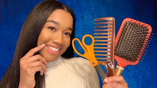 ASMR Haircut Only Using Mouth Sounds ✂️👄 ASMR Haircut Roleplay  Personal Attention [upl. by Adelaja]