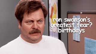 ron swanson hating birthdays for 9 minutes 24 seconds straight  Parks and Recreation  Comedy Bites [upl. by Repotsirhc]