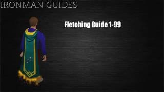 Rs3 Ironman fletching 199 Guide [upl. by Naahsar]