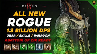 13 Billion DPS Rogue Build Guide  Abattoir of Zir ready Season 2  Diablo 4 Modular Rogue [upl. by Hufnagel]