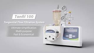 Ultimate simplicity Tanfil 100 Tangential Flow Filtration System [upl. by Corwin827]