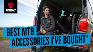 9 Of The Best Mountain Bike Accessories  Neils Favourite MTB Extras [upl. by Kwasi]