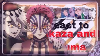 • 🪭 • Hashiras react to Akaza and Douma • Akaza X Koyuki  ‼️ MANGÁ SPOLEIRS • • 🥋 • [upl. by Adniralc622]