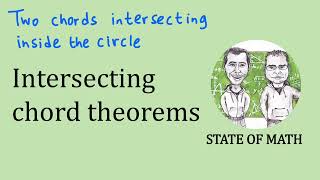 INTERSECTING CHORD THEOREM [upl. by Rennerb]