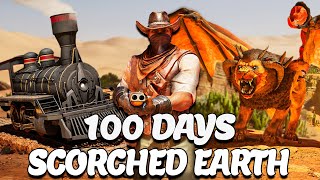 I Spent 100 Days in Scorched Earth in ARK Survival Ascended [upl. by Gnauq230]