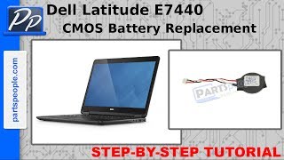 Dell Latitude E7440 CMOS Battery Video Tutorial Teardown [upl. by Alameda]