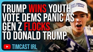 Trump WINS Youth Vote Democrats PANIC As Gen Z Flocks To Donald Trump [upl. by Hbahsur]