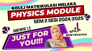 SP025 SUBTOPIC 12 PART 2  Electric Field  Matriculation Physics Sem 2 2324 [upl. by Seaman]