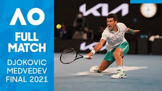 Novak Djokovic vs Daniil Medvedev Full Match  Australian Open 2021 Final [upl. by Acassej364]