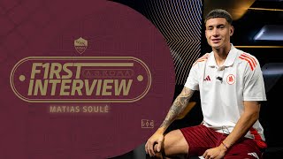 ✍️ BENVENUTO MATIAS SOULÈ La prima intervista in giallorosso 🎙️ [upl. by Lezley]