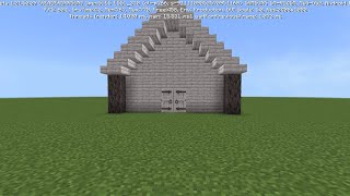 como fazer uma casa sombria no minecraft bedrock 122 [upl. by Nyliac519]