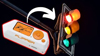 Flipper Zero Controls Traffic Lights [upl. by Weikert]