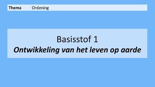 VMBO 3  Ordening  1 Ontwikkeling van het leven op aarde  8e Editie [upl. by Giarg726]