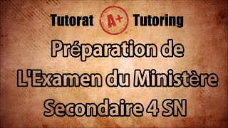 Préparation Examen Final 2023  Secondaire 4 SN au Québec [upl. by Earlie]