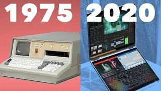 Evolution of Laptops Portable Computers 1975  2020 [upl. by Necyrb806]