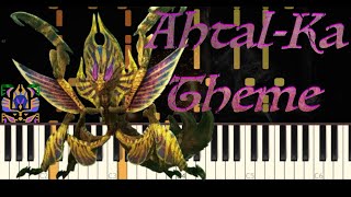 AhtalKa Theme Phase 3 MHXX  Synthesia [upl. by Yvel232]