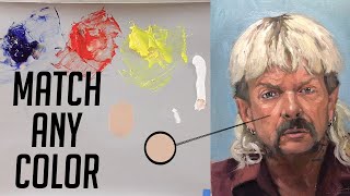 Oil Painting How to Match Any Color [upl. by Rodrick]