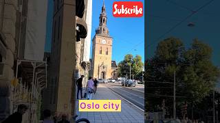 Oslo city center  Jernbanetorget …norway travel oslocity love vlog viralsong [upl. by Hsepid]