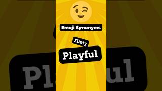 Emoji Vocabulary 😉 Winking Face Synonyms vocabularywords quiz emojigame [upl. by Ahtar]