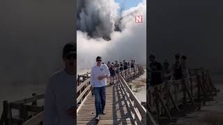 Yellowstone Park Closed After Terrifying Hydrothermal Explosion [upl. by Adel819]