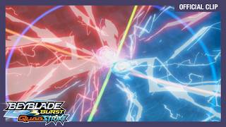 Xander vs Quadra Again  BEYBLADE BURST QUADSTRIKE EP9  Official Clip [upl. by Gemmell]