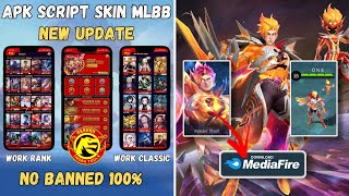 Apk Script ML Skin 2024 No Ban  Apk Unlock All Skin Mlbb 2024  Script Skin ML  Reborn imoba 2024 [upl. by Artimas]