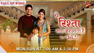 Gayatri ne kiya Rashmi se सवाल  Full Episode1842  Yeh Rishta Kya Kehlata Hai [upl. by Navap]