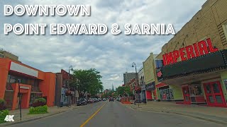 Driving Downtown Sarnia and Point Edward Ontario Canada [upl. by Hernando]