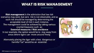 HSSE campaign  Risk Assessment at a glance [upl. by Divaj497]