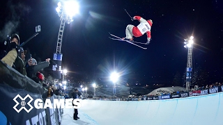 Aaron Blunck wins Mens Ski SuperPipe gold [upl. by Kralc663]