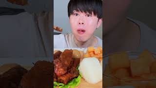 Mukbang ASMR 角煮風スペアリブ Pork Spareribs shorts [upl. by Ameen]