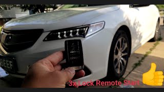 DIY quick install guide 2017 Acura TLX 3x lock remote start [upl. by Annyrb]