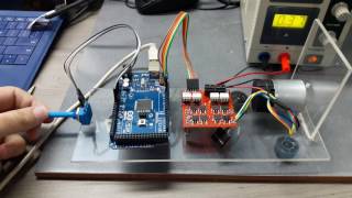 H Bridge DC Motor Controller with Arduino Mega [upl. by Eiromem905]