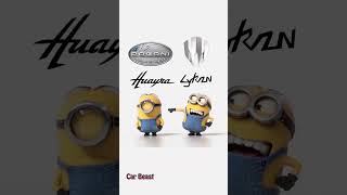 Pagani Huayra Vs Lykan hyper sport minions style funforyou funny status trending car tiktok [upl. by Tilford462]