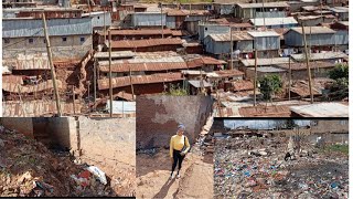 WHAT LIES AT KIBERA SLUM😱 NAIROBIKENYA [upl. by Nodnerb]