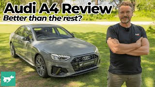 Audi A4 sedan 2022 review  AWD 3 Series and CClass rival tested  Chasing Cars [upl. by Wainwright]