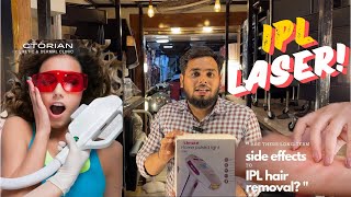 Ipl laser hair removal  Ipl hair removal at home  How to use Ipl laser hair removal  salon Ipl [upl. by Kristo988]