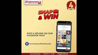 Snap amp Win  Post Review on Facebook  Register on Lucky Draw [upl. by Heidy972]