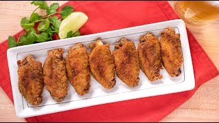 Fish Sauce Wings 3Ingredient Recipe  Thai Recipes ปีกไก่ทอดนำ้ปลา [upl. by Patterson]