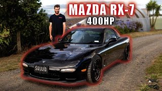 400HP SINGLE TURBO MAZDA RX7 FD BUILD BREAKDOWN [upl. by Robenia]