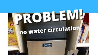 Problem with EUHOMY Ice Maker  Water Not Circulating [upl. by Elie]