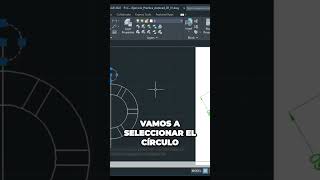 ¡Increíble truco de diseño Crea un círculo con movimiento y rotación tutorial diseño autocad [upl. by Nostets]