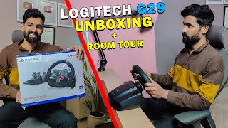 Logitech G29 Driving Force Unboxing  Setup Tour 2024 [upl. by Wera]