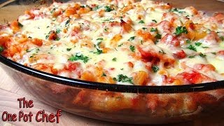 Cheesy Bacon Pasta Bake  One Pot Chef [upl. by Ahsika219]