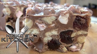 ROCKY ROAD Homemade  30 minutes  Nickos Kitchen [upl. by Ydnam]