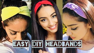 DIY 2 Ways Easy Stylish Headband From Old Clothes [upl. by Sanson939]