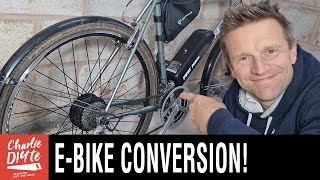 How to DIY Convert an Old Bike to ELECTRIC  with the Yosepower Ebike Conversion Kit [upl. by Nnyluqcaj]