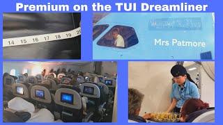 Premium Seats on TUI Dreamliner with Measurements [upl. by Shaper]